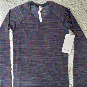 LULULEMON Swiftly Tech Longsleeve Rainbow Never Worn, no tags